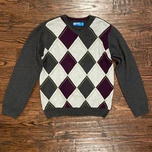 Argyle sweater size S